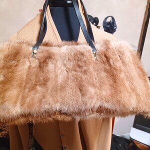 Hand Crafted Mink Handbag